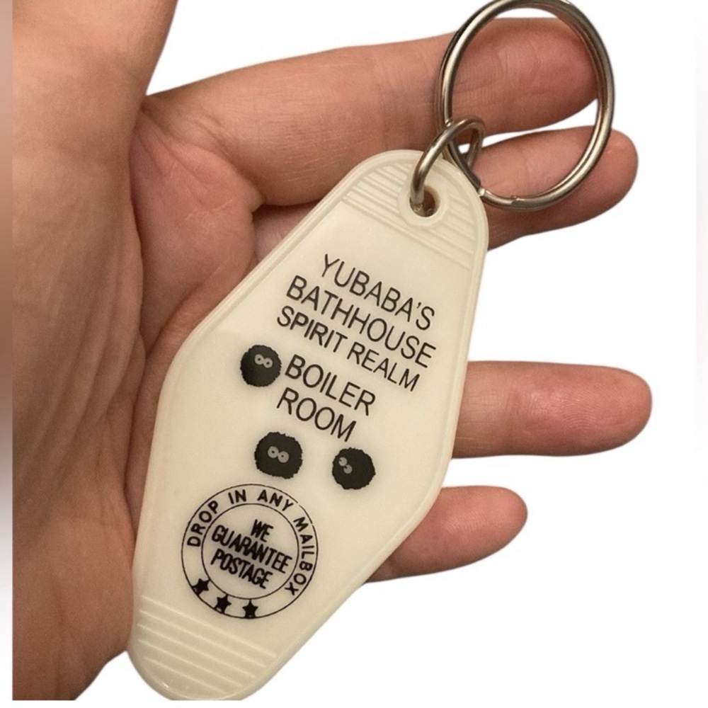 yubaba’s Bathhouse keychain NEW spirit realm boiler room handmade